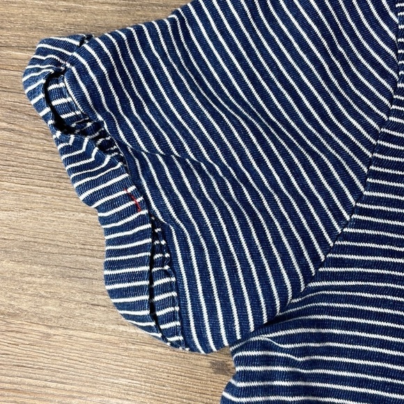 June and Delaney Women’s Blue and White Stripe Short Sleeve Dress, size small - Picture 3 of 10